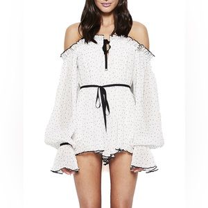 Alice McCALL, adorable polka dot playsuit!